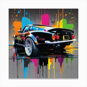 Car Painting 14 Canvas Print