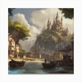 Fantasy Painting 23 Canvas Print