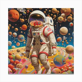 'Astronaut' 4 Canvas Print