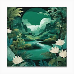 Green Forest Canvas Print