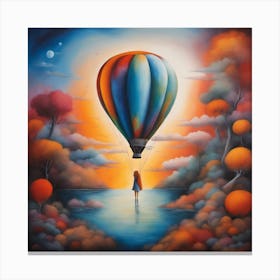 Hot Air Balloon Canvas Print