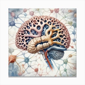 Brain And Nervous System 6 Canvas Print