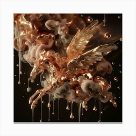 Gold Eagle Canvas Print