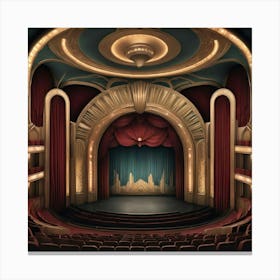 Theatre Interior 3 Canvas Print