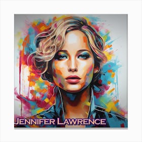 Jennifer Lawrence Canvas Print