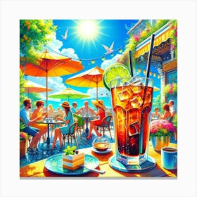 Iced Coffee 6 Canvas Print