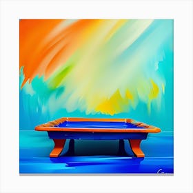 Pool Table Canvas Print