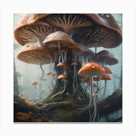 Fungi future Canvas Print