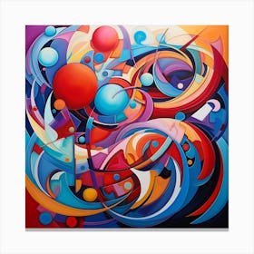 Juangisme Mindless Journey Abstract Art #13 Canvas Print