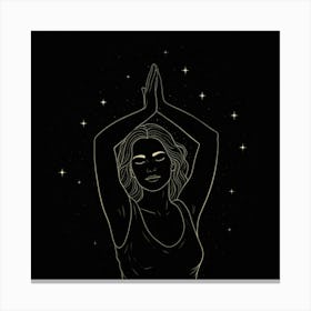 Yoga And Meditation 1 Canvas Print