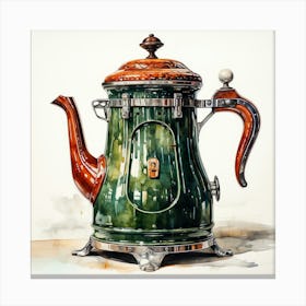 Vintage Coffee Pot Canvas Print