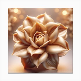 3d Rendering Of A Flower Canvas Print