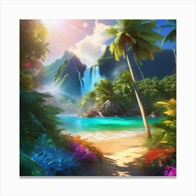 Tropical Paradise 14 Canvas Print