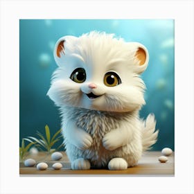 Cute Hamster 5 Canvas Print