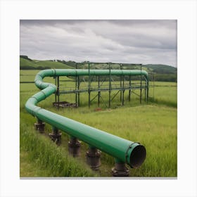 Pipeline Stock Videos & Royalty-Free Footage Canvas Print