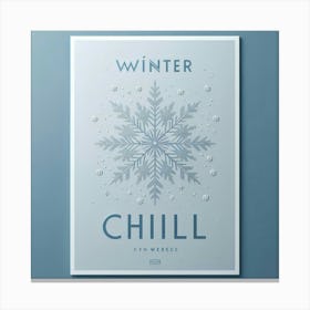 Winter Chill 1 Canvas Print