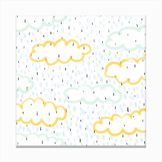 Cloudy Day X Rainy Day Canvas Print