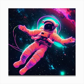 Spaceman In Space Canvas Print