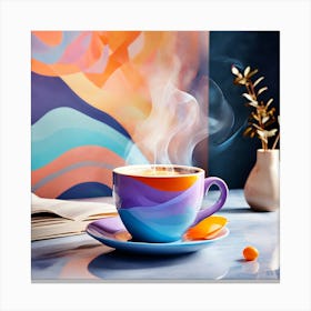 Coffee Cup art print 1 Canvas Print