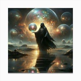 Ethereal Spheres Canvas Print