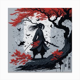 Samurai Canvas Print