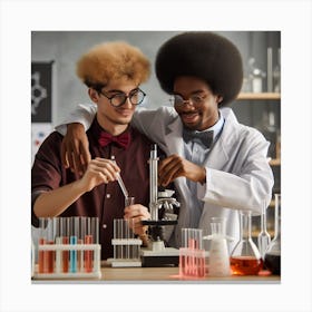 Science Buds Canvas Print