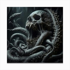 Octopus 4 Canvas Print