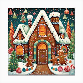 Gingerbread House 3 Canvas Print