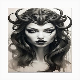 Demon Woman Canvas Print