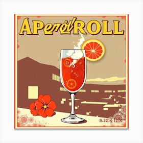 Aperol Roll Canvas Print