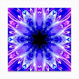 Abstract Fractal Flower Leinwandbild