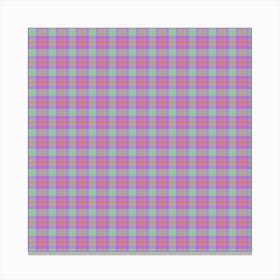 Plaid Fabric 194 Canvas Print