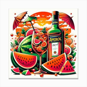 Aperol 4 Canvas Print