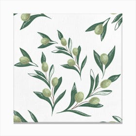 Olive love Canvas Print