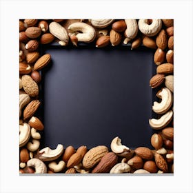 Frame Of Nuts 2 Canvas Print