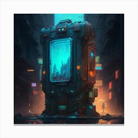 Futuristic City 2 Canvas Print