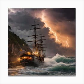 Thunder Storm Collection 3 1 Canvas Print