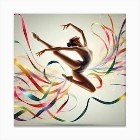 Acrobatic dancer Canvas Print