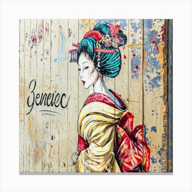 Geisha 5 Canvas Print