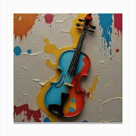 Violin Painting Canvas Print
