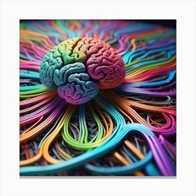 Colorful Brain 37 Canvas Print