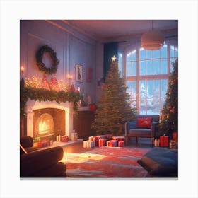 Christmas Tree 68 Canvas Print