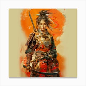 Samurai Warrior Canvas Print