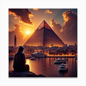 Egypt At Sunset 6 Canvas Print