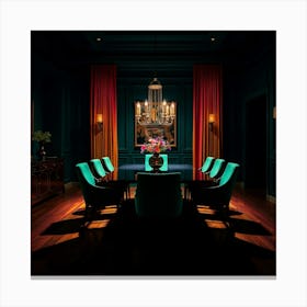 Dining Room Canvas Print