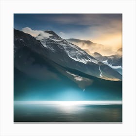 Sunrise Over The Mountains Canvas Print