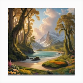 Fairytale Landscape Canvas Print