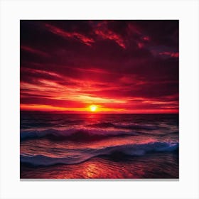 Sunset Wallpaper, Ocean Wallpaper, Ocean Wallpaper, Ocean Wallpaper Canvas Print