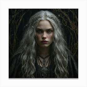 Witch In The Woods Canvas Print