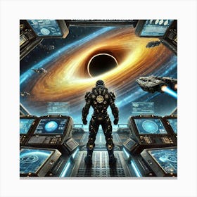 Overlord Of The Event Horizon Canvas Print